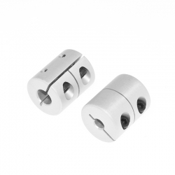 Clamp style _Aluminum Flexible Shaft Coupling (5mm to 8mm)