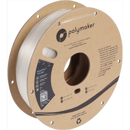 Polymaker PolyFlex™ TPU90 1.75mm 750G/ROLL (5 Colours available)