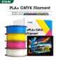 eSUN PLA+ 1.75mm Filament CMYK Bundle (Cyan + Magenta + Yellow + White colors)