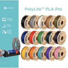 [Promo] Polymaker PolyLite™ PLA Pro 1.75mm 1KG/ROLL (21 Colours available)