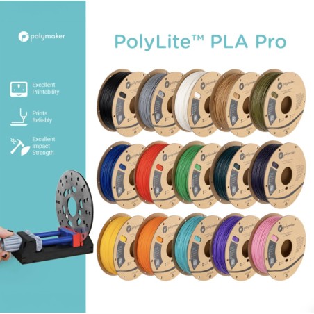 [Promo] Polymaker PolyLite™ PLA Pro 1.75mm 1KG/ROLL (23 Colours available)