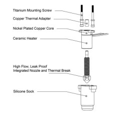 Microswiss FlowTech™ Hotend for Creality K1 / K1 Max / K1C Printers