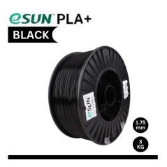 eSUN PLA+ 1.75mm 3D Printer Filament 3Kg/roll - [Black, White and Grey]