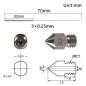 MK8 Hardened Steel Nozzle (1pk) (0.2mm/0.4mm/0.6mm/0.8mm)