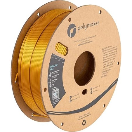 Polymaker PolyLite™ PLA SILK 1.75mm 1KG/ROLL (3 Colours available)