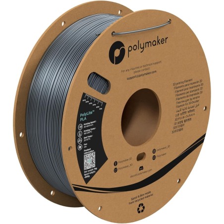 Polymaker PolyLite™ PLA SILK 1.75mm 1KG/ROLL (3 Colours available)