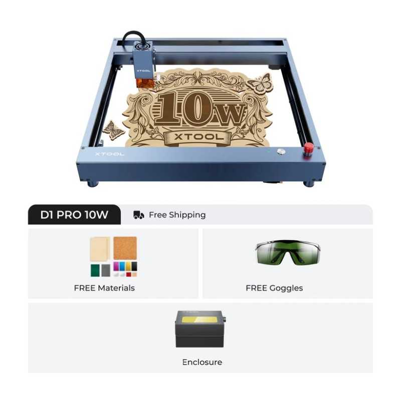 [FREE SHIPPING] xTool D1 Pro 2.0 10W Desktop Laser Engraver - Auckland Local stock