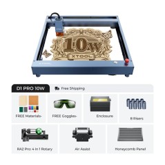 [FREE SHIPPING] xTool D1 Pro 2.0 10W Desktop Laser Engraver - (CUSTOMIZED BUNDLE)