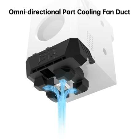 BIQU Panda Jet Cooling Fan Duct for Bambu Lab X1/P1 Hotend & Panda Revo