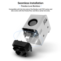 BIQU Panda Jet Cooling Fan Duct for Bambu Lab X1/P1 Hotend & Panda Revo