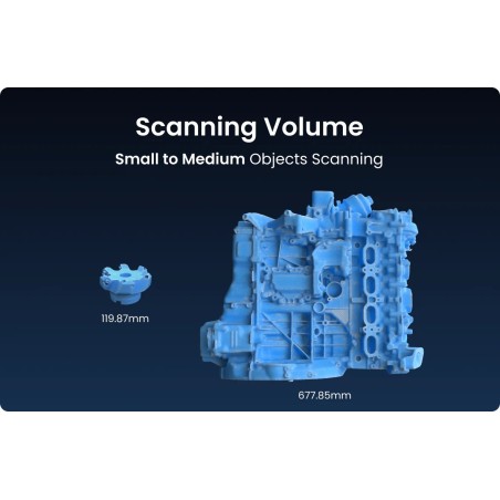 Revopoint MetroX: Blue Laser Line and Full-field Structured Light 3D Scanner - Standard Edition