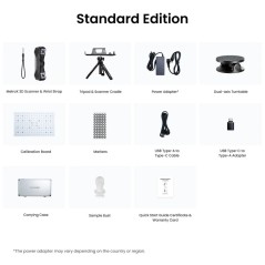 Revopoint MetroX: Blue Laser Line and Full-field Structured Light 3D Scanner - Standard Edition