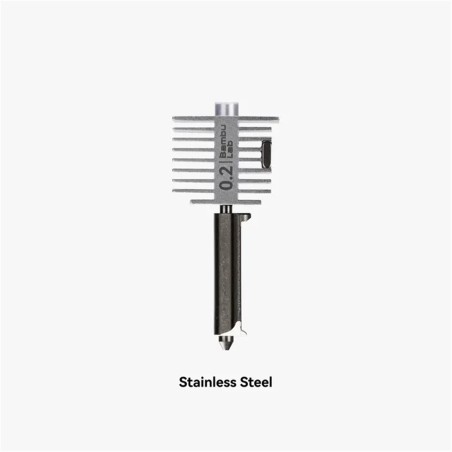 Bambu Hotend with stainless steel nozzle - 0.2/0.4 mm (Compatible with A1/A1 mini)