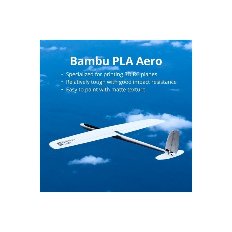 Bambu Lab PLA Aero - 1.75mm, 1kg - (with Reusable Spool)