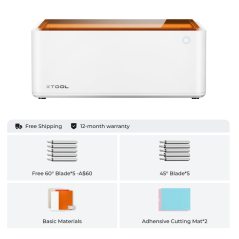 [Free Shipping] xTool M1 10W Desktop Laser & Blade Cutter – Bundles Available