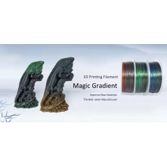 Hello3D - Magic Gradient PLA - 1.75mm, 1kg, 5 Colors