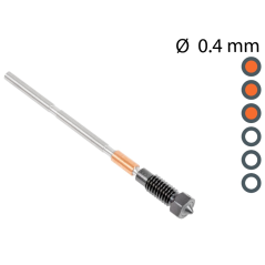 Original Prusa ObXidian™ Nozzle - Nextruder Compatible (0.4mm, 0.6mm) for (MK4/XL)