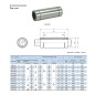 LM8LUU Cylinder Carbon Steel Linear Motion Bearing 8x15x45mm