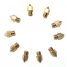 1.0mm Brass MK8 Extruder Nozzle Head - 3D Printer Nozzle (1pk)