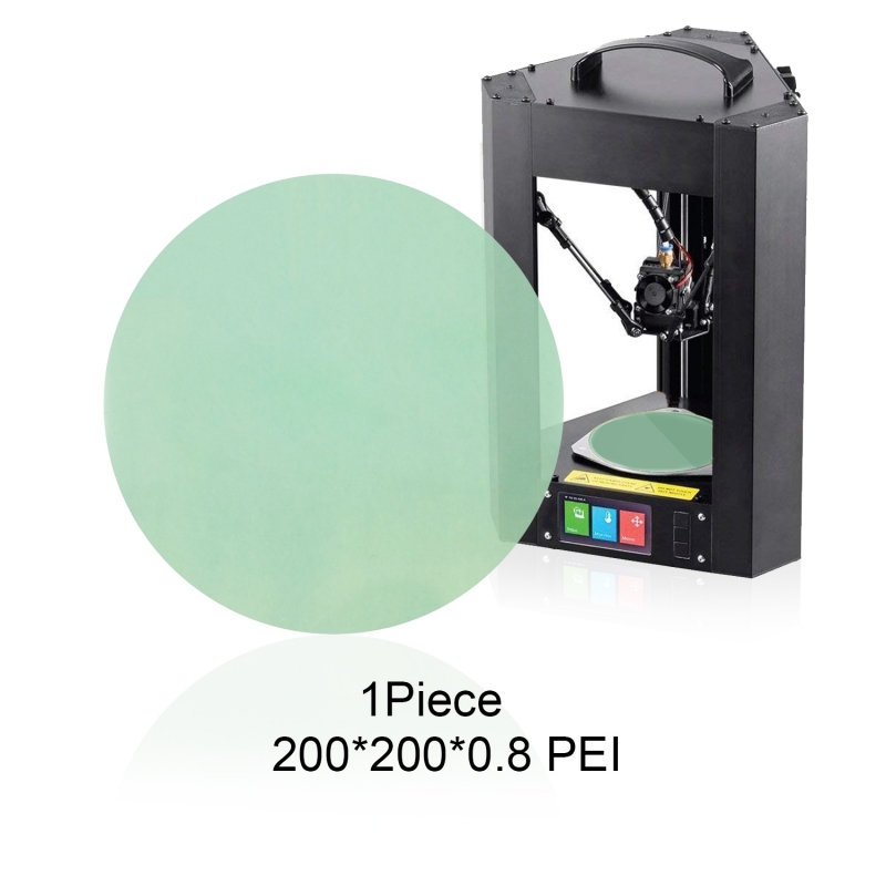 Circular 200mm diameter PEI Build Surface- PEI Sheet (200mm diameter)