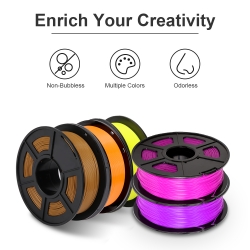 Marvle3D Muti-colors PLA Neat Winding 3D Filament- 1kg/Roll 1.75mm diameter (12 COLORS)
