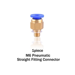 PC4-M6 Pneumatic Straight Fitting Connector for 4mm OD tubing