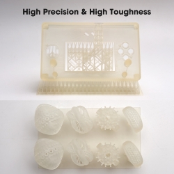 eSun HIGH TEMPERATURE resin for LCD/DLP 3D Printing,Transparent,1kg