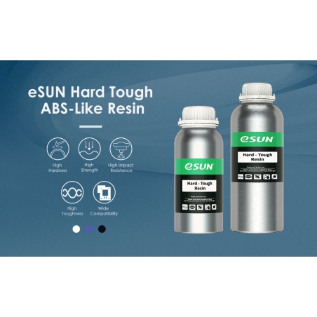 eSun Muti-Colors ABS LIKE HARD TOUGH resin for LCD/DLP 3D Printing,1kg