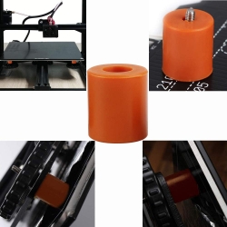Hot Bed Mounts Column Stable Tool Heat-Resistant Silicone Buffer for Ender 3 series printer, 4 Pack Brown