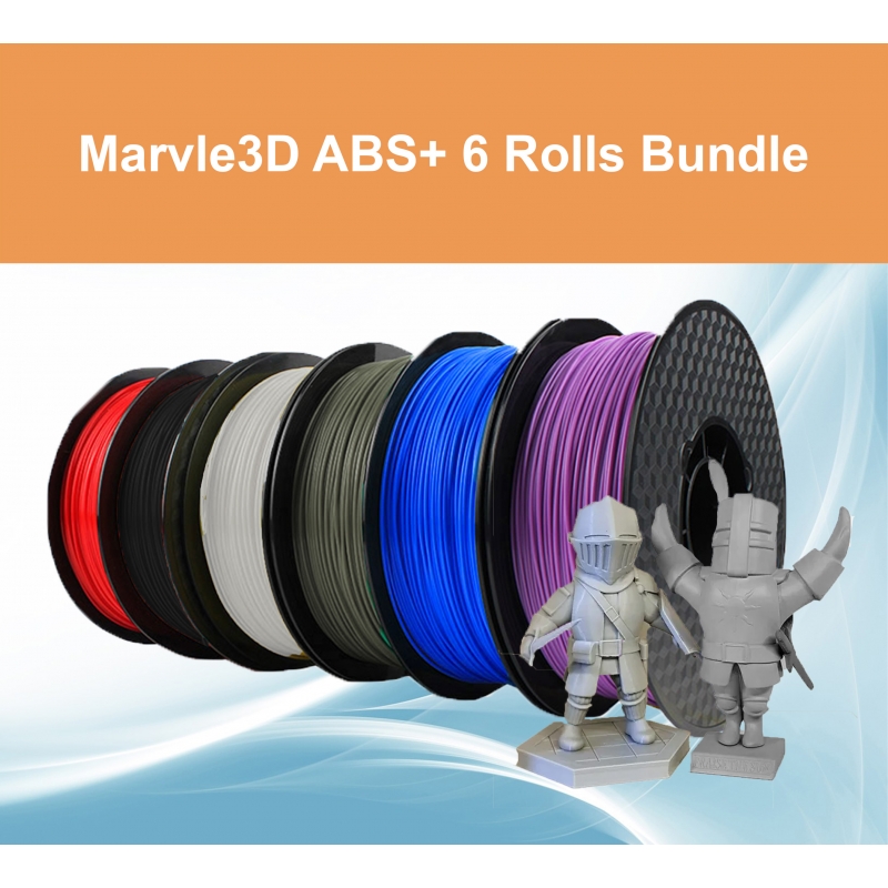 Marvle3D ABS+ 6 Rolls Bundle
