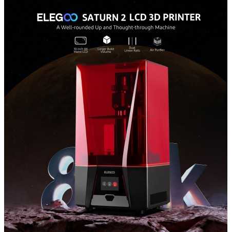 ELEGOO Unveils Its Industry-First 8K LCD 3D Printer ---- ELEGOO Saturn 2 8K