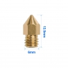 0.4mm Brass MK8 Extruder Nozzle Head