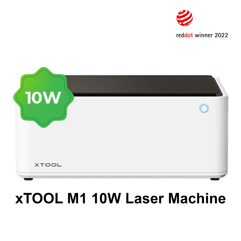 xTool M1 10W Desktop Hybrid Laser & Blade Cutting Machine
