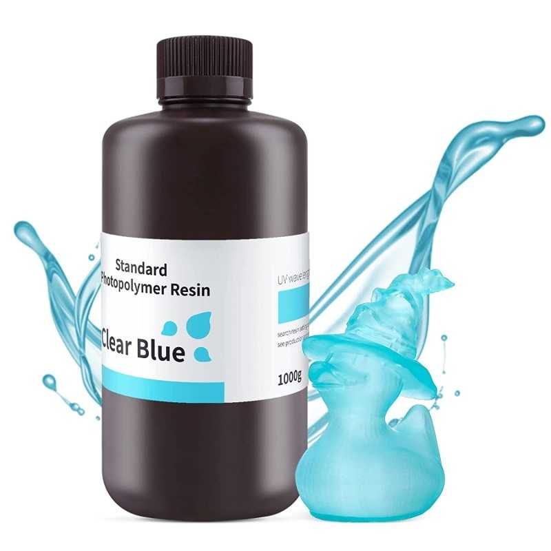 Find the newest ELEGOO - Résine UV Standard - Bleu Clair (Clear
