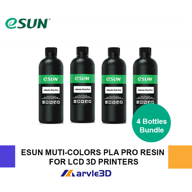 [Resin Bundles] 4/8/10 Bottles ESUN Muti-Colors PLA Pro Resin for LCD 3D Printers,1kg