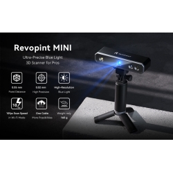 REVOPOINT MINI 3D SCANNER (BLUE LIGHT丨PRECISION 0.02MM) DUAL-AXIS