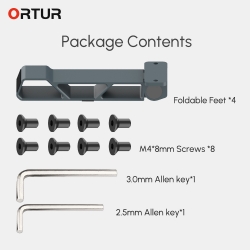Ortur Foldable Riser Legs for Laser Master 3 (FFT1.0)