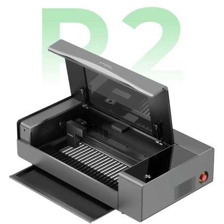 [Free Shipping ] xTool P2 55W CO2 Laser Cutter + Free Fire Safety Set (Grey Color)