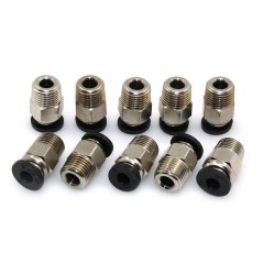 PC4-M10  J-Head Pneumatic Connector PTFE Tube Quick Fitting Coupler