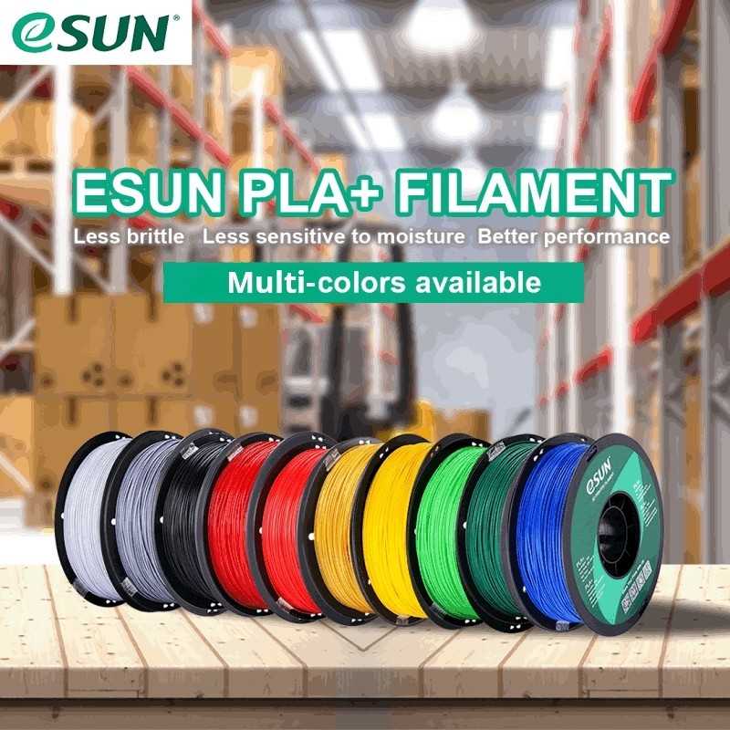 Buy 1.75mm eSun PLA+ 3d printing filament 1Kg - White online
