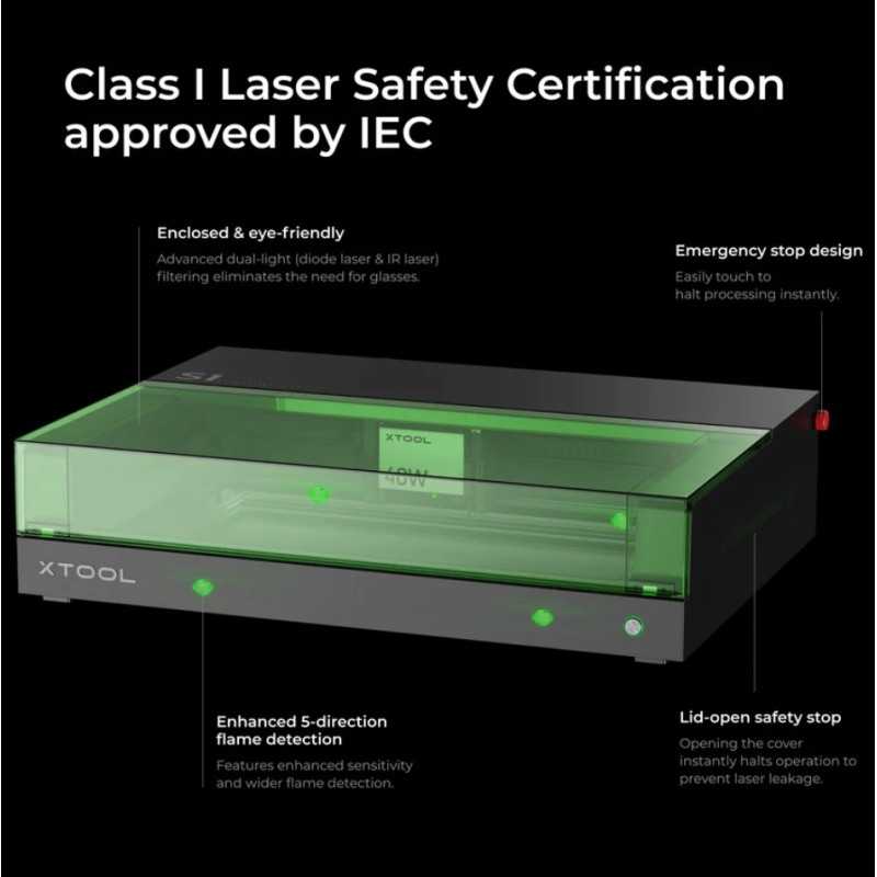 XTool S1 20W Enclosed Diode Laser Cutter