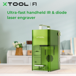 xTool F1 - The Fastest Portable 2-in-1 Laser Engraver with Infrared + Diode Laser