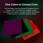 Creality Falcon Series Opaque Glossy Colorful Acrylic Sheets (10pcs)