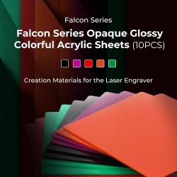 Creality Falcon Series Opaque Glossy Colorful Acrylic Sheets (10pcs)