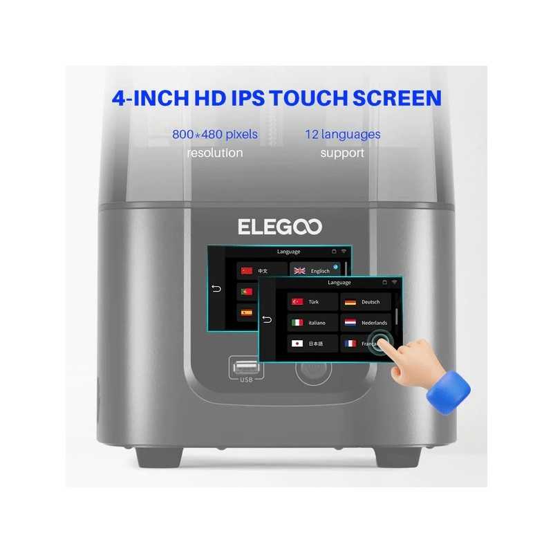  Elegoo Mars 4, Imprimante 3D LCD 9K