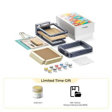 【Pre-Order】xTool Screen Printer Multi-color Kit: 1st Screen Printing ...