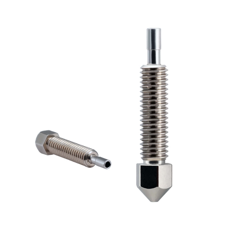 MicroSwiss Brass Plated Nozzle for FlowTech™ Hotend (3 sizes)