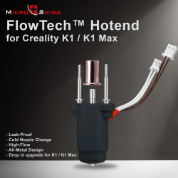 Micro Swiss FlowTech™ Hotend for Creality old  K1 Max 3D Printer